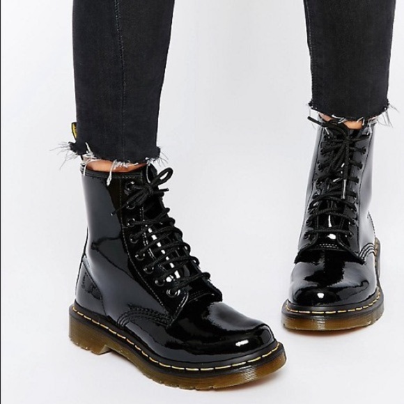 Dr Martens Modern Classics 1460 Patent 8-Eye Boots - Picture 1 of 5